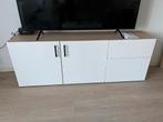 IKEA cabinet / TV Stand - 3 kasten, 2 lades, Kunststof, 150 tot 200 cm, Ophalen of Verzenden, Zo goed als nieuw