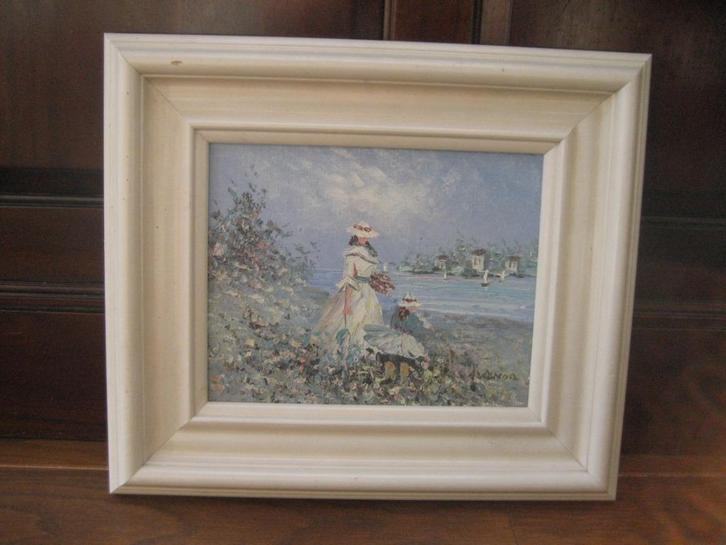 Antiek schilderij impressionisme, Antiek en Kunst, Kunst | Schilderijen | Klassiek, Ophalen of Verzenden