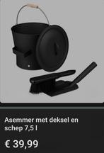 Asemmer met deksel, Ophalen, Nieuw, Vrijstaande haard, Elektrische haard