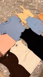 18 kledingstukken hemdjes, shirts etc etc, Ophalen, Zo goed als nieuw, Zwart