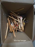 Houten Kledinghangers top - Set van 50, Ophalen of Verzenden, Gebruikt, Hout, Volwassenen