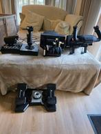 Logitech X56 + Honeycomb Bravo Vliegtuig Set, Ophalen, Gebruikt, Logitech + Honeycomb