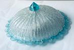 Vintage Barovier e Toso plafondlamp - lichtblauw, Ophalen of Verzenden, Zo goed als nieuw, Metaal, Minder dan 50 cm