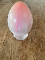 Grote glazen sier eieren roze ei steen of glas, Ophalen of Verzenden, Mineraal