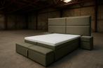 Luxe Elektrisch Verstelbare Boxspring 180x210 – Maatwerk, 210 cm, Tweepersoons, Ophalen of Verzenden, Zo goed als nieuw