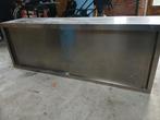 RVS Hangkast met Schuifdeuren - Horeca Geschikt, Ophalen, Gebruikt, 100 tot 150 cm, 150 tot 200 cm
