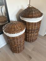 Set rieten/ rotan wasmanden, Ophalen, Zo goed als nieuw, Rond, Riet