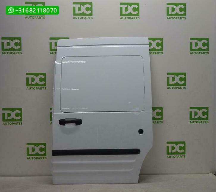 Ford Transit Connect ('02-'13) Schuifdeur links wit, Auto-onderdelen, Carrosserie en Plaatwerk, Deur, Ford, Links, Gebruikt, Ophalen of Verzenden