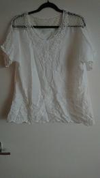 Schattig wit Bloesje mt 44, Kleding | Dames, Verzenden, Zo goed als nieuw, Maat 42/44 (L), Wit
