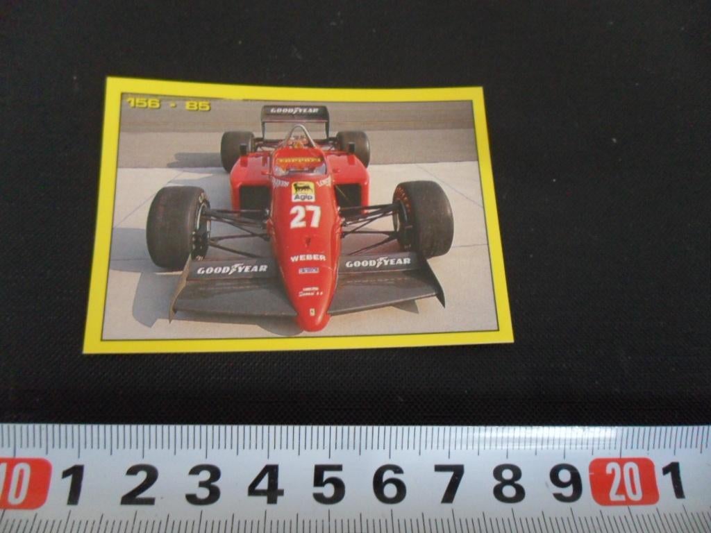 sticker panini #162 FERRARI 156 - 85 *, Ophalen, Zo goed als nieuw