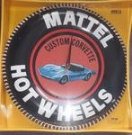 Mattel Hot Wheels klok Corvette, Nieuw, Analoog, Ophalen of Verzenden, Wandklok