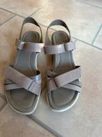 Ecco sandalen beige maat 41, Zo goed als nieuw, Grijs, Sandalen of Muiltjes, Ophalen of Verzenden