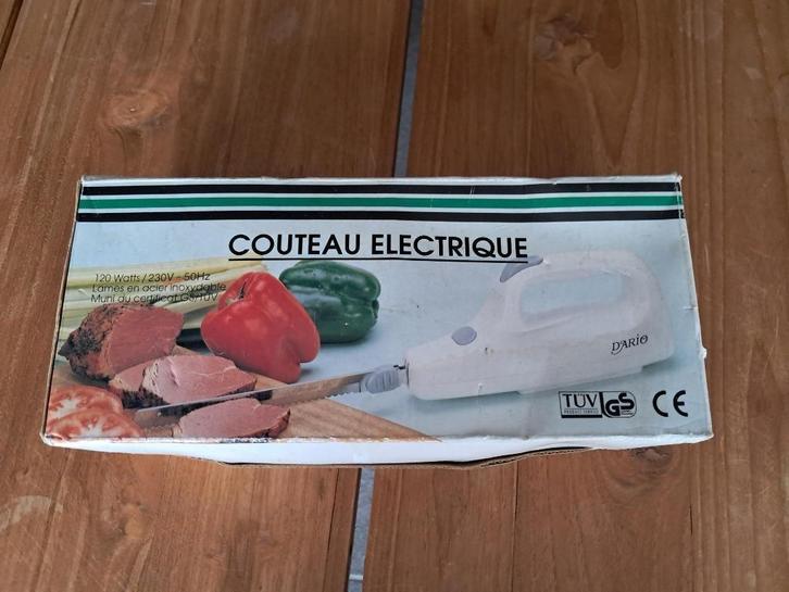 Elektrisch mes, roestvrij staal., Huis en Inrichting, Keuken | Keukenbenodigdheden, Gebruikt, Ophalen