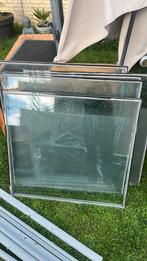 Glas ramen gratis, Doe-het-zelf en Verbouw, Glas en Ramen, Ophalen, Zo goed als nieuw, Minder dan 80 cm, Gevelraam of Ruit