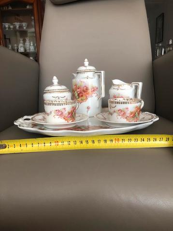 Frans Porseleinen Tête-à-Tête Servies, ca. 1990 beschikbaar voor biedingen