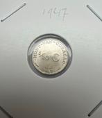 Curaçao. Wilhelmina. 1/10 Gulden 1947 Sch 1337-2, Postzegels en Munten, Munten | Nederland, Ophalen of Verzenden, Koningin Wilhelmina