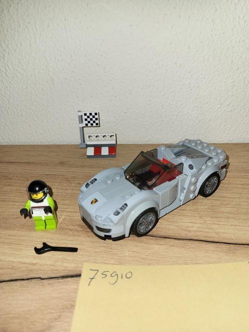 75910 Lego Speed Champions: Porsche 918 Spider, Kinderen en Baby's, Speelgoed | Duplo en Lego, Gebruikt, Lego, Complete set, Ophalen of Verzenden