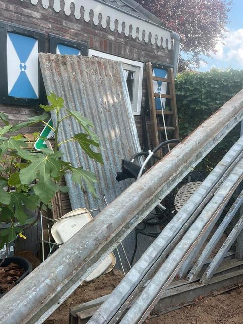 Degelijke zwaar verzinkte fietsenstalling 2 stuks, Doe-het-zelf en Verbouw, Metalen, Gebruikt, IJzer, Ophalen
