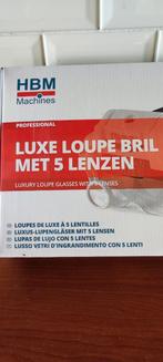 Luxe loupe bril/lamp incl 5 lenzen, Ophalen of Verzenden, Nieuw