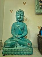 Turquoise Boeddha Beeld - 30cm, Ophalen of Verzenden, Gebruikt
