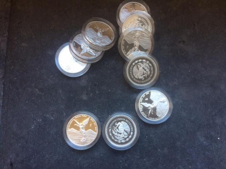 2015 Mexico - Libertads - 1/20 oz of 1/10 oz - proof silver, Postzegels en Munten, Munten | Amerika, Losse munt, Zuid-Amerika