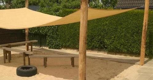 Lange kastanje paal zonnedoek schaduwdoek afrastering, Tuin en Terras, Palen, Balken en Planken, Nieuw, Palen, 250 cm of meer