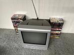 Philips 14 inch CRT tv + DVD-speler, Ophalen of Verzenden, Gebruikt, Minder dan 40 cm, Philips