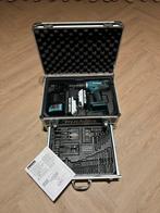 Makita DF347D boormachine set + 2 accu’s + lader + koffer, Ophalen of Verzenden, Gebruikt, Boormachine