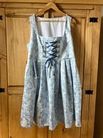 Dirndl XXL, blauw, Carnaval, Maat 46/48 (XL) of groter, Ophalen of Verzenden, Zo goed als nieuw