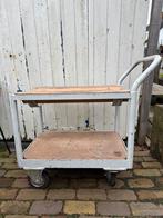 Magazijnkar transportkar kar industrieel, Antiek en Kunst, Curiosa en Brocante, Ophalen