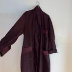 Vintage Bourgondische wollen nachtjapon / kamerjas, Ophalen of Verzenden, Gedragen, Rood, Maat 56/58 (XL)