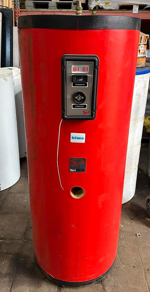 Rvs boiler 230 liter 32mm warmtewisselaar, Doe-het-zelf en Verbouw, Geisers en Boilers, Zo goed als nieuw, Boiler, 100 liter of meer