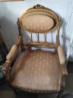 Antieke 19e eeuwse fauteuil bois doree