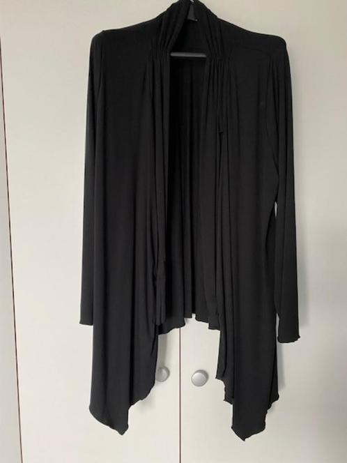 NIEUW: apart zwart vest UNDICI maat 46 NP € 69,95, Kleding | Dames, Truien en Vesten, Nieuw, Maat 46/48 (XL) of groter, Zwart