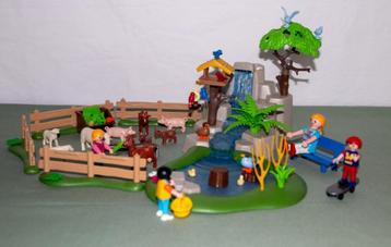 Playmobil Waterval met boerderijdieren beschikbaar voor biedingen