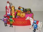 Pakjesboot hout Sinterklaas ozosnel 4 zwarte pieten, Ophalen of Verzenden, Zo goed als nieuw