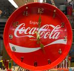 Hangende Coca-Cola Wandklok, Ophalen, Gebruikt, Analoog, Wandklok