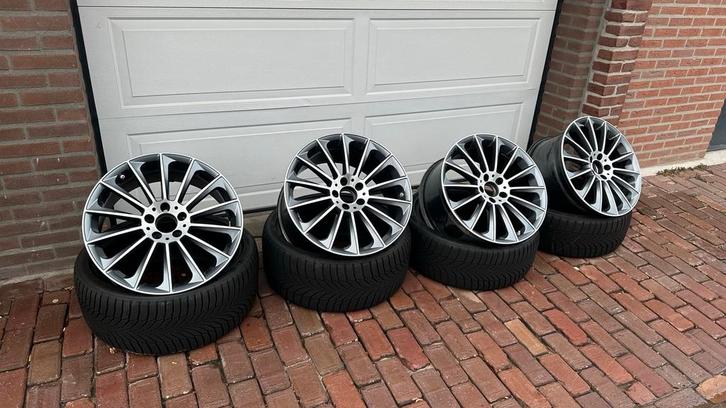 19 Inch velgen opknapsetje breedset (mercedes), Auto-onderdelen, Banden en Velgen, Velg(en), Zomerbanden, 19 inch, 255 mm, Personenwagen