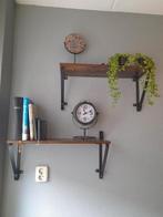 MIRA Home - Wandplank van industrieel hout - Zwevend, Ophalen, Gebruikt