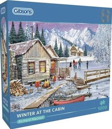 Gibsons - Winter at the Cabin - 1000 stukjes beschikbaar voor biedingen