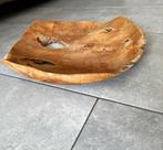 Mango houten fruitschaal, Huis en Inrichting, Woonaccessoires | Schalen en Manden, Ophalen of Verzenden, Zo goed als nieuw, Rond