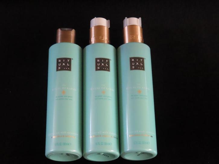 Rituals THE RITUAL OF KARMA Shower Oil 3 stuks nieuw, Sieraden, Tassen en Uiterlijk, Uiterlijk | Lichaamsverzorging, Nieuw, Bad & Douche