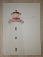 Ikea Pätteryd Canvas - Witte Vuurtoren 50x70cm nieuwstaat, Ophalen, Zo goed als nieuw, 50 tot 75 cm, 50 tot 75 cm