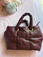 Bruine Handtas Gewatteerd Design, Ophalen of Verzenden, Zo goed als nieuw, Bruin, Handtas