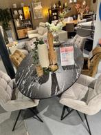 Eettafel marmerlook | SHOWMODEL, Ophalen, 100 tot 150 cm, 200 cm of meer, Zo goed als nieuw