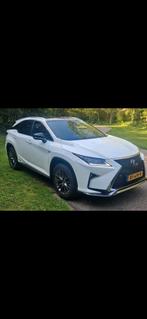 Lexus RX450h F-Sport Hybrid AWD 2018 Wit, Auto's, Automaat, Zwart, Adaptieve lichten, 2000 kg