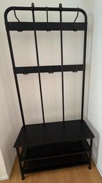 IKEA zwart metalen kapstok, Ophalen, Zo goed als nieuw, Metaal, Staande kapstok