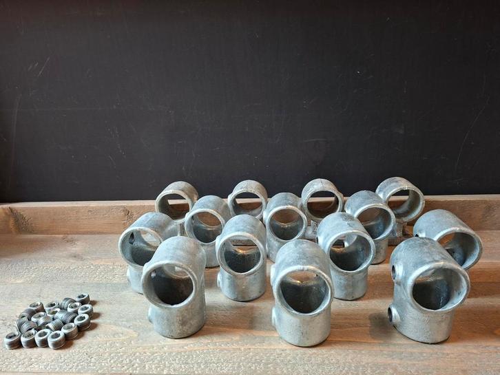 Steigerbuis Koppelingen - Partij, Doe-het-zelf en Verbouw, Metalen, Nieuw, IJzer, Ophalen of Verzenden