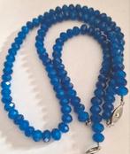 Ketting en armband met facetgeslepen stenen., Sieraden, Tassen en Uiterlijk, Kettingen, Ophalen of Verzenden, Zo goed als nieuw