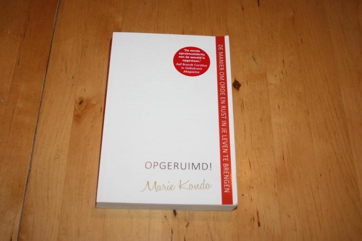 Opgeruimd, Marie Kondo, Boeken, Advies, Hulp en Training, Gelezen, Ophalen of Verzenden